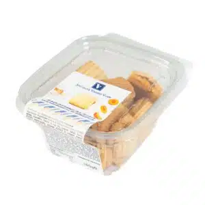 Dolce biscotto farcito con confettura di albicocca per uno snack leggero ma gustoso